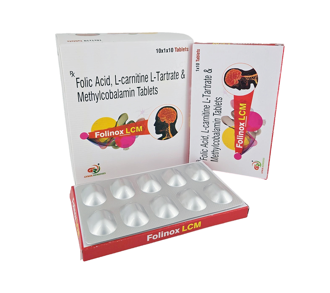 Folic acid 1 5mg  L Carnitine  L Tartrate 500mg  methylcobalamin 1500mcg 